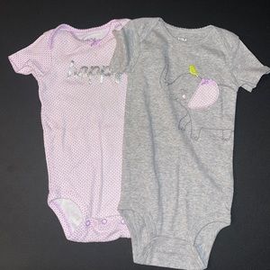 Carters Set of Two Onsies